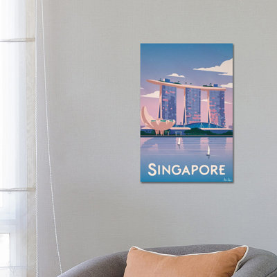 Singapore - Wrapped Canvas Print