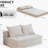 Foldable sofa bed with pillow floor mattress floor sofa with backrest, suitable for living room/dormitory/room/family office, double bed-2052647237