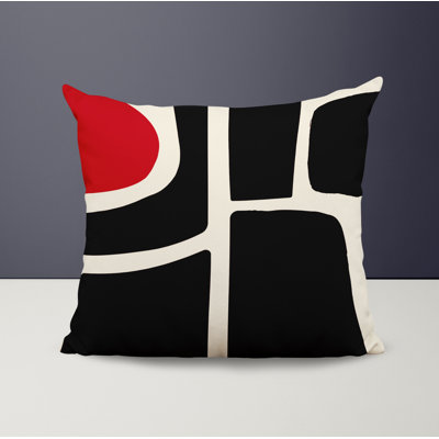 Banksy Abstract Outdoor Reversible Throw Pillow