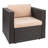 Wicker Outdoor Lounge Chair with Cushions