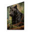Panthère noire de la jungle II sur bois-1836427128