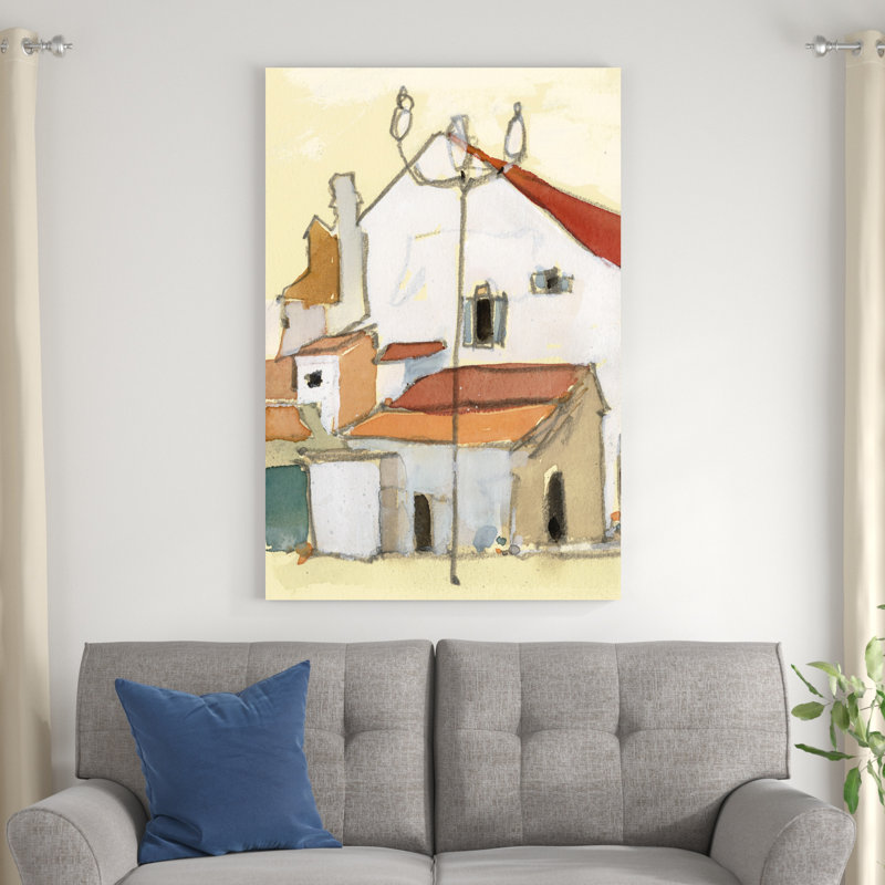 Frigiliana, Espagne II, H 48 po x l 32 po x P 1,25 po
