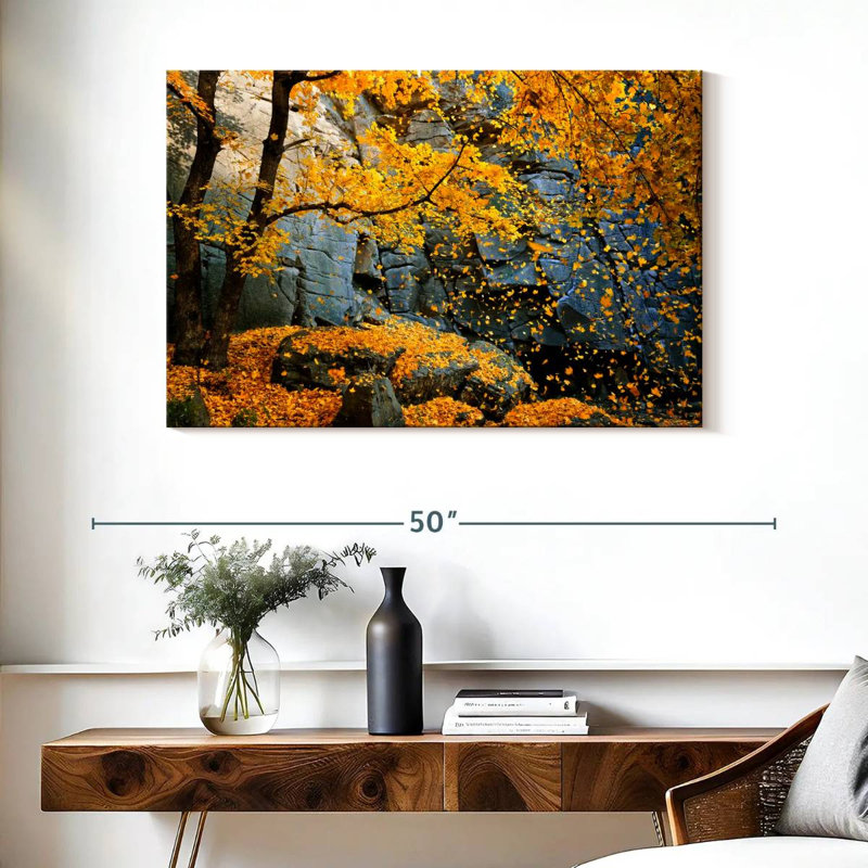 Harnek Falling Leaves, 26" H x 39" W