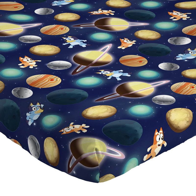 BLUEY BLAST OFF TODDLER SHEET SET