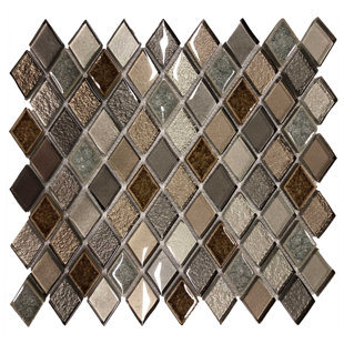 Platinum Silver Glass & Mirror Mix Mosaic - Hyperion Tiles