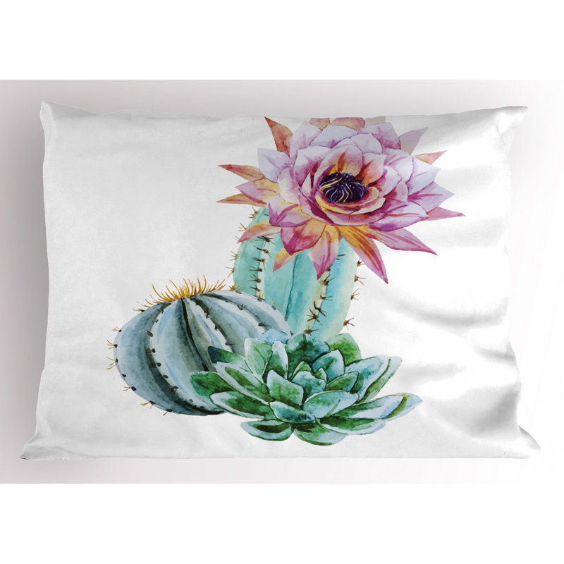 Taie décorative cactus, Simple