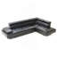 Canapé modulaire (sans repose-pieds), noir-900573988