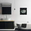 «Rustic Floral Bathaign», art mural encadré flottant gris par Nan-889935869-889935867