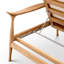 Manzo Outdoor Teak Chaise Lounge
