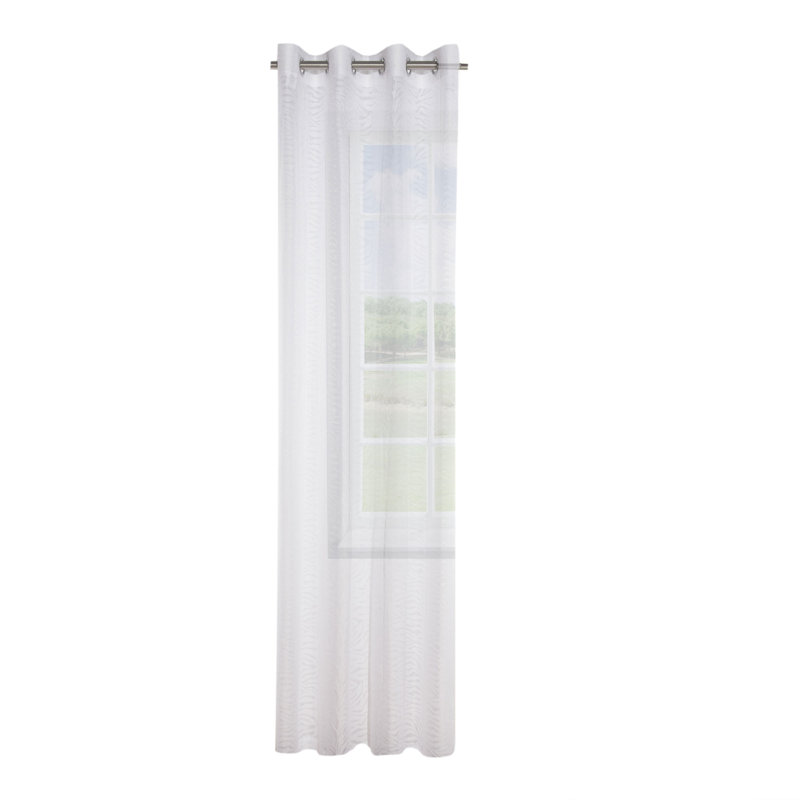 Zebra Sheer Curtain Set of 2