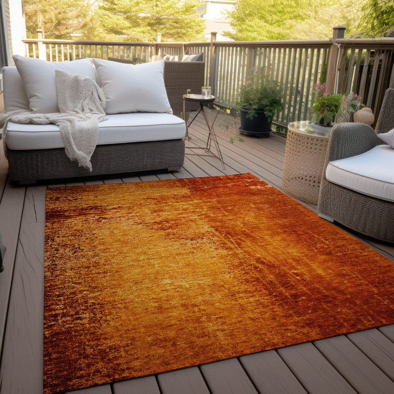 Tapis intérieur / extérieur Kehlani avec envers antidérapant, Rectangle 9 pi x 12 pi