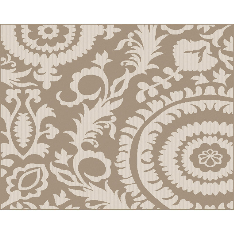 Tapis beige / crème Amato, Carré 8 pi 9 po