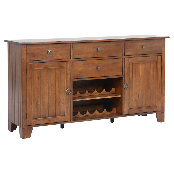 Buffet en bois massif 4 tiroirs Matanzas