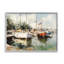 «Ba-114» encadré «Harbor Harbor» sur toile par Ziwei Li-93948304