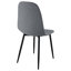 Ensemble de 4 chaises d'appoint rembourrées Jazmine
