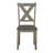 Sasa Basia Gray Faux Leather Seat Rectangular Dining Room Set