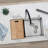 17-inch Bamboo Cutting  board For Kitchen Sink