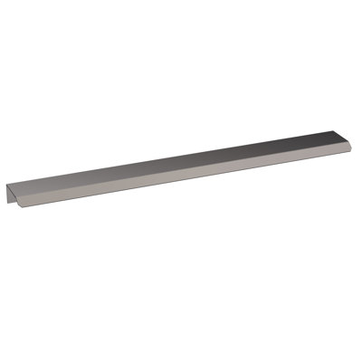 Finger Pull Handle 300mm - Brushed Pewter