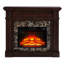 Produit de foyer électrique Cherry avec réglage de la flamme - l 39,44 po x P 11,78 po, H 45,54 po, télécommandée, lisse, unité de conception 3D contrôlée, flammes réglables, lisse
