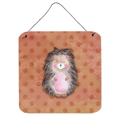 Décoration murale hedgehog rectangulaire