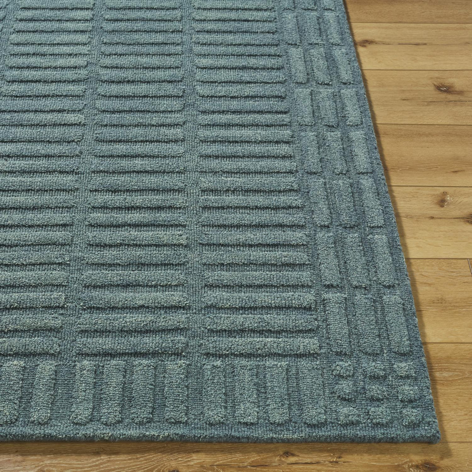 Wright Hand-Tufted Patterned Geometric Rug, Rectangle 9' x 12'
