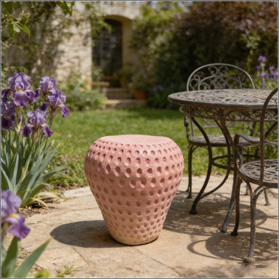Tabouret surdimensionné en résine 13,4 po