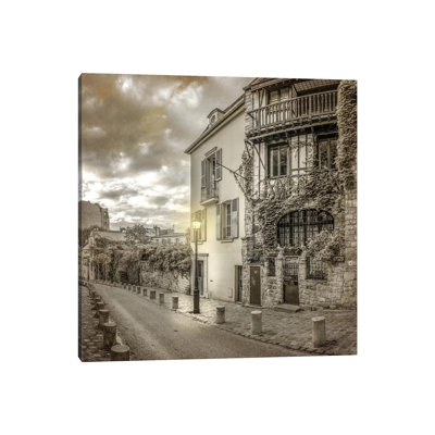 Streets Of Paris 3 by Kimberly Allen - Wrapped Canvas Gallery-Wrapped Canvas Giclée