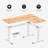 Christeena Height Adjustable L-Shape Standing Desk-178503421