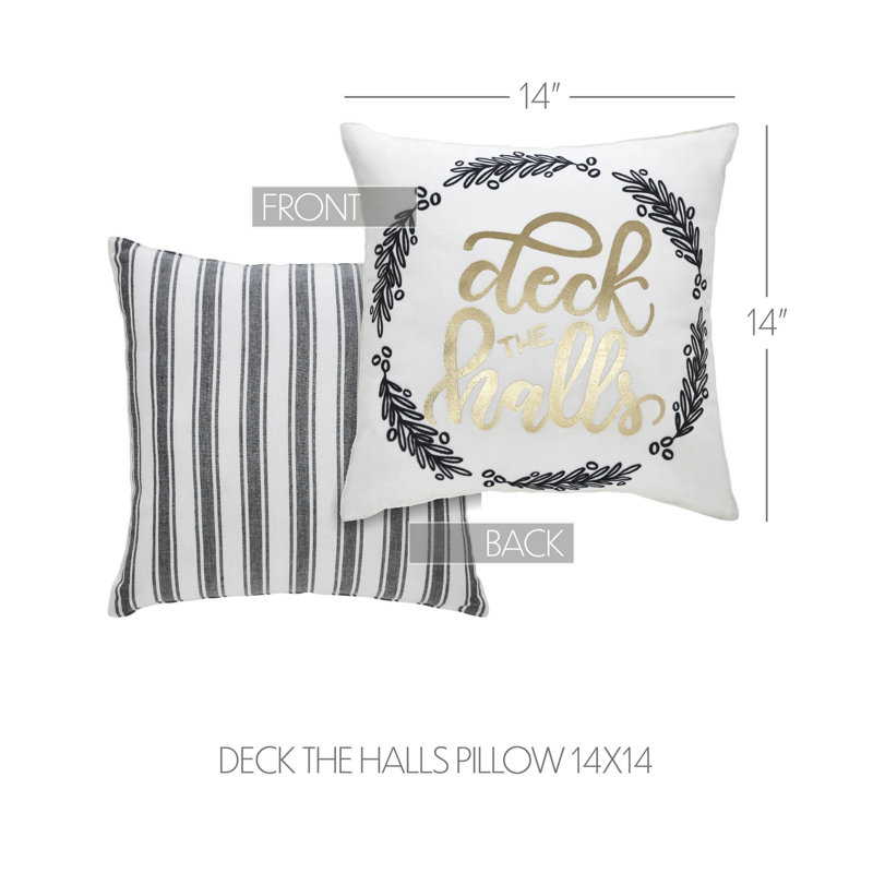  Housse et insert de coussin décoratif en coton