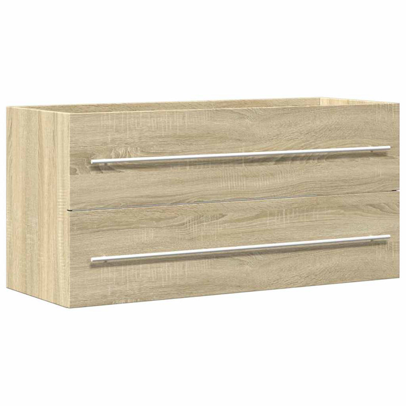7-2 100cm Bathroom Vanity Base Only, Sonoma oak
