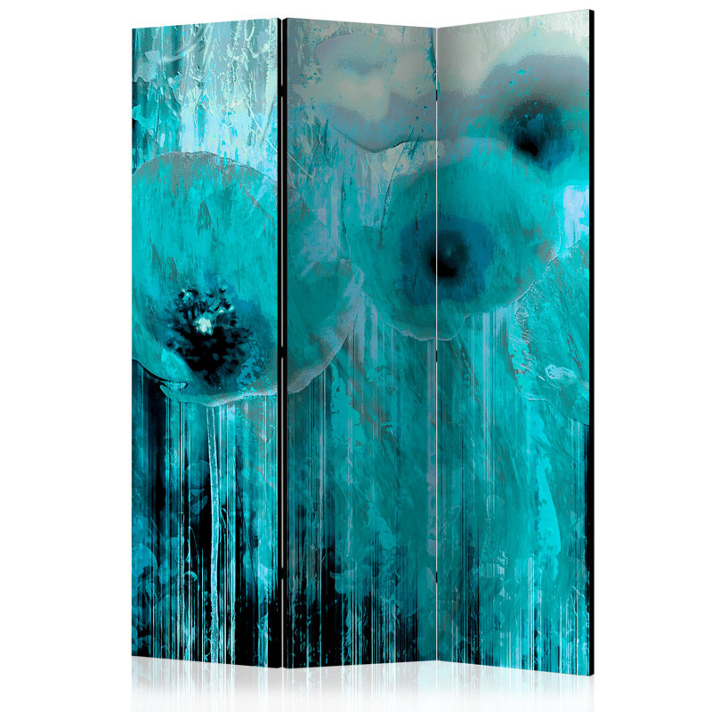 Hafid 135cm W x 172cm H 3 - Panel Solid Wood Folding Room Divider