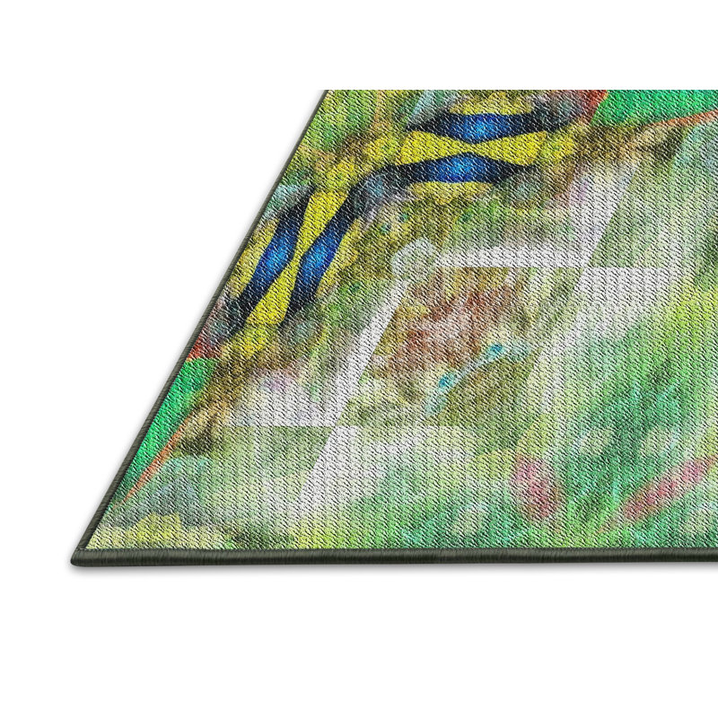 Tapis de zone verte à motif, Rectangle 2 pi x 3 pi