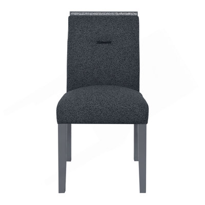 Chaise 2 pièces ARIYA GRIS FONCÉ