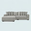 Canapé-lit modulaire rembourré Corduroy-1460224986