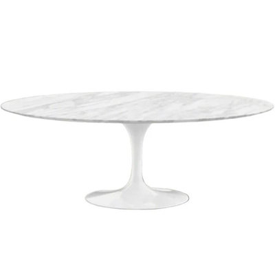 Doha Oval Marble Dining Table
