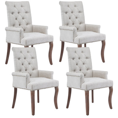 Fauteuils de salle à manger rembourrés Elegant