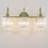 Gjystina 3-Light Dimmable Gold-Black/Chrome Crystal Vanity Light-1953335485-2001491334