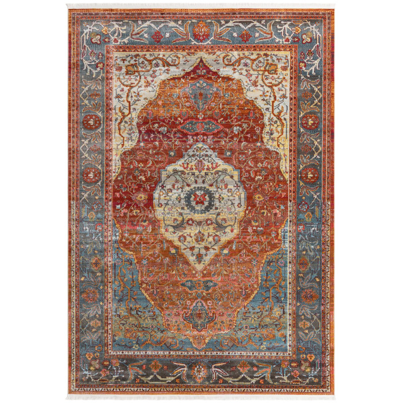 Majed Abstract Indoor Rug, Rectangle 6' x 9'