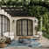 Rectangle Alduina Floral Polypropylene Indoor/Outdoor Area Rug in Blue/White