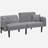 Folding Ottoman Sofa Bed with stereo (Gray)