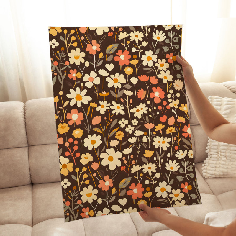Motif floral de fleurs sauvages I Cottage, H 16 po x l 12 po