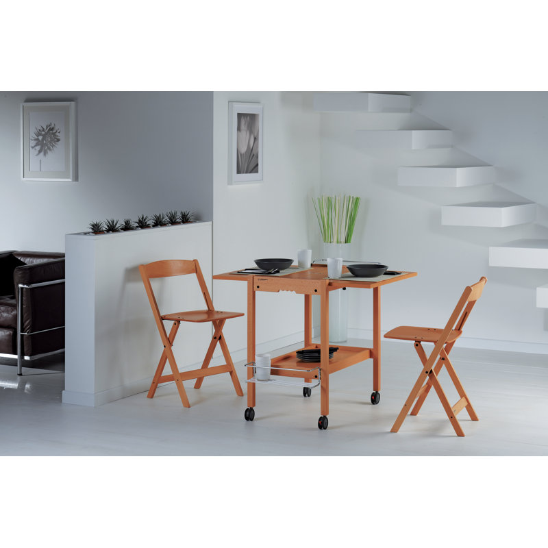 Solid Wood Bar Cart