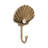 Mythra Golden Seashell Cast Iron Wall Hook