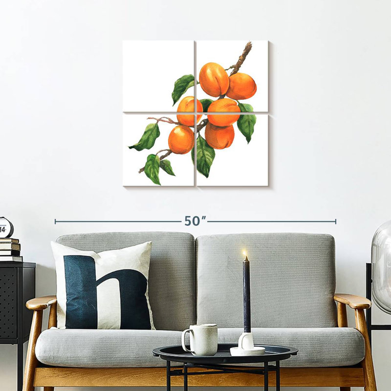 Yarlin Ripe Apricots, 26" H x 26" W