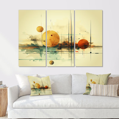 Transcendent Shapes Abstract Collages I - Abstract Collages, art mural