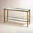 Sawin 48'' Glass Top Console Table