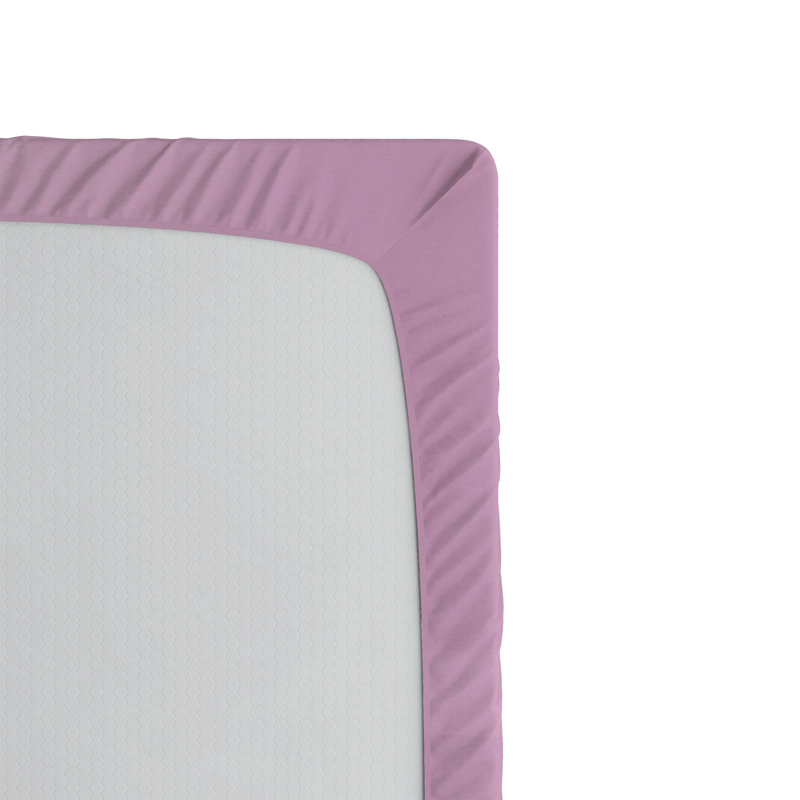 Pink and Purple Ombre Twin Microfiber Fitted Sheet Set