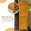 Armoire d'extérieur en bois massif Lean-To-85638033