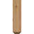 4"W x 11 1/2"D x 14"H Galveston Craftsman Ironcrest Rough Sawn Bracket, Western Red Cedar (2"W x 7 1/2"D x 10"H Iron Bracket)-108806951-108807879