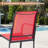 63" Patio Dining Set with Extra Large Rectangular Dining Table and 6 Stackable Armrest Chairs-352100284